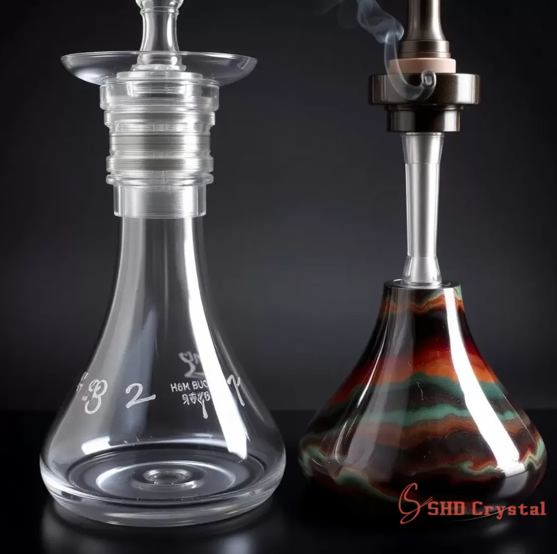 glass hookahs vs resin hookahs