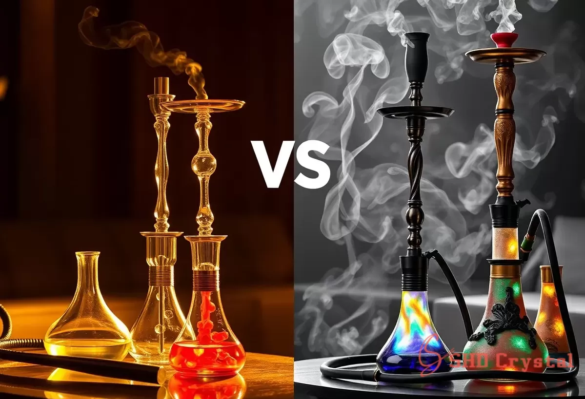 Glass Hookahs vs Resin Hookahs: Craft, Material, and Value