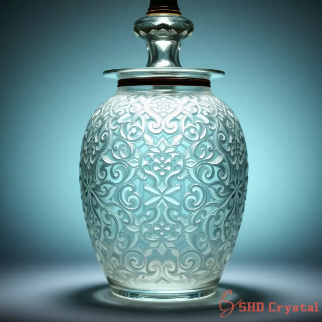 engraving patterns on hookah glass tank