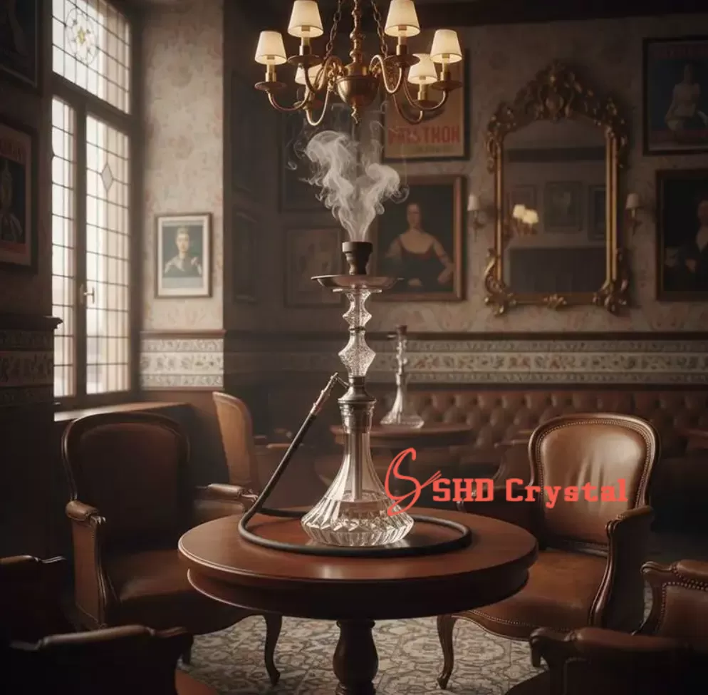 European crystal hookah