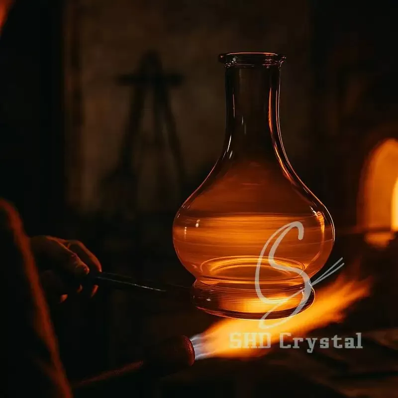 Precision in Hookah Wall Thickness Control — The Hand-Blown Expertise of SHD Crystal